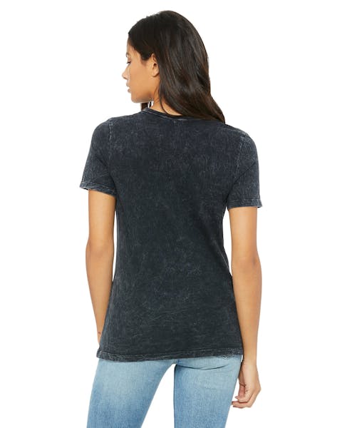 Bella + Canvas B6400 playera de manga corta de punto relajado para mujer