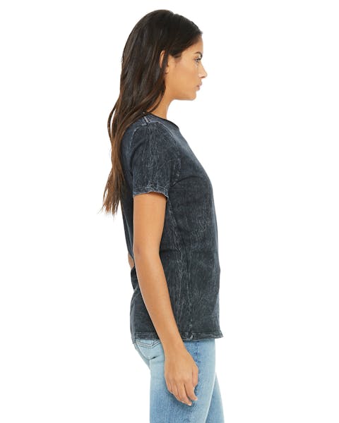 Bella + Canvas B6400 playera de manga corta de punto relajado para mujer