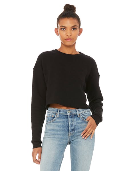 Bella + Canvas B7503 Ladies' Cropped Fleece Crew