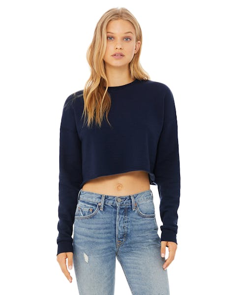 Bella + Canvas B7503 Ladies' Cropped Fleece Crew