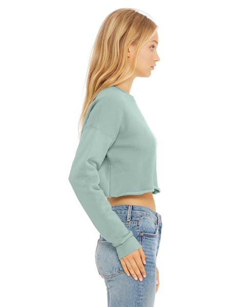 Bella + Canvas B7503 Ladies' Cropped Fleece Crew