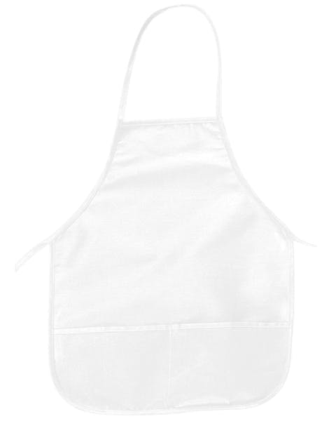 "Big Accessories APR51 Two-Pocket 24" Apron" - Ninja Transfers