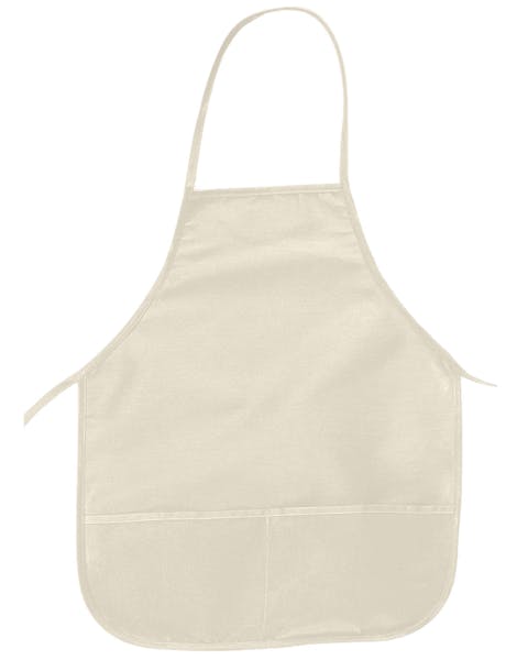 "Big Accessories APR51 Two-Pocket 24" Apron" - Ninja Transfers