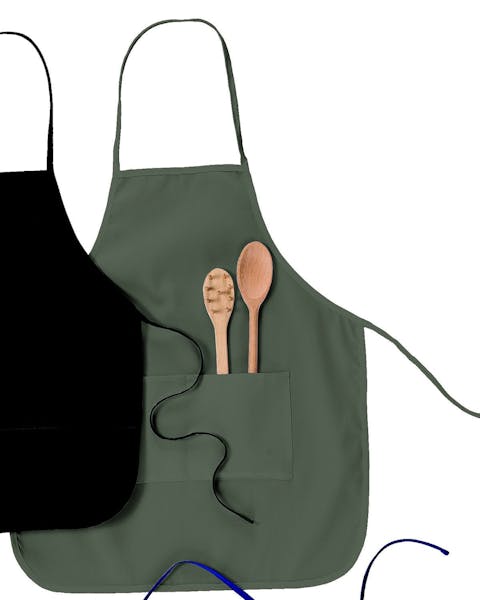 "Big Accessories APR52 Two-Pocket 28" Apron" - Ninja Transfers