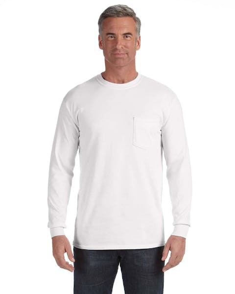 Comfort Colors C4410 Adult Heavyweight RSLong-Sleeve Pocket T-Shirt