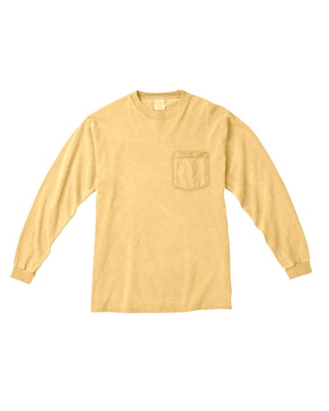 Comfort Colors C4410 Adult Heavyweight RSLong-Sleeve Pocket T-Shirt