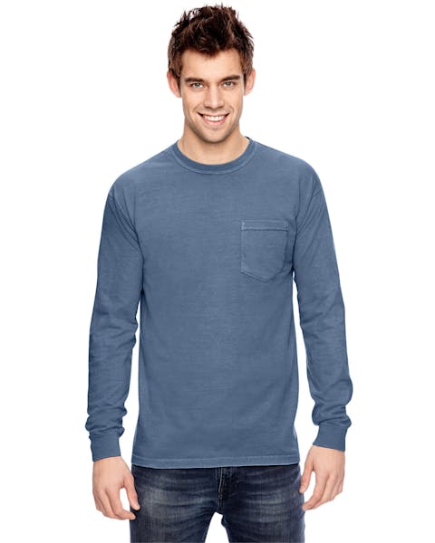 Comfort Colors C4410 Adult Heavyweight RSLong-Sleeve Pocket T-Shirt