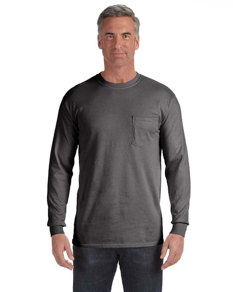 Comfort Colors C4410 Adult Heavyweight RSLong-Sleeve Pocket T-Shirt