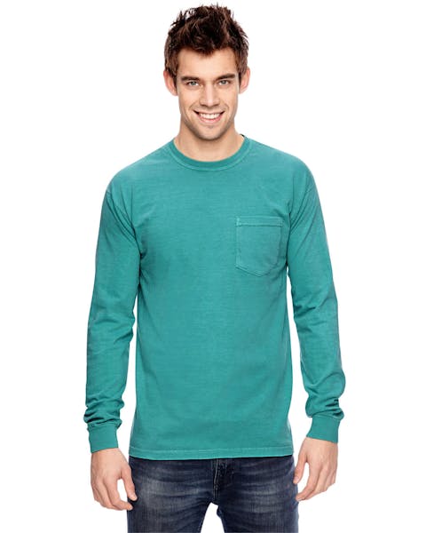 Comfort Colors C4410 Adult Heavyweight RSLong-Sleeve Pocket T-Shirt