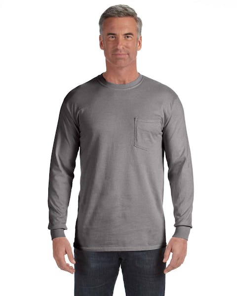 Comfort Colors C4410 Adult Heavyweight RSLong-Sleeve Pocket T-Shirt