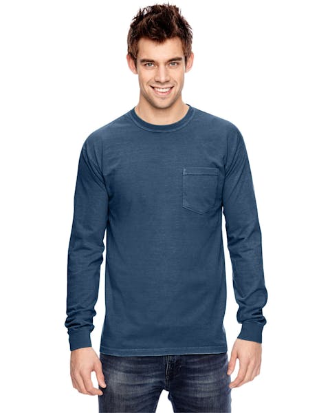 Comfort Colors C4410 Adult Heavyweight RSLong-Sleeve Pocket T-Shirt