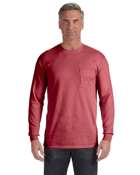 Comfort Colors C4410 Adult Heavyweight RSLong-Sleeve Pocket T-Shirt