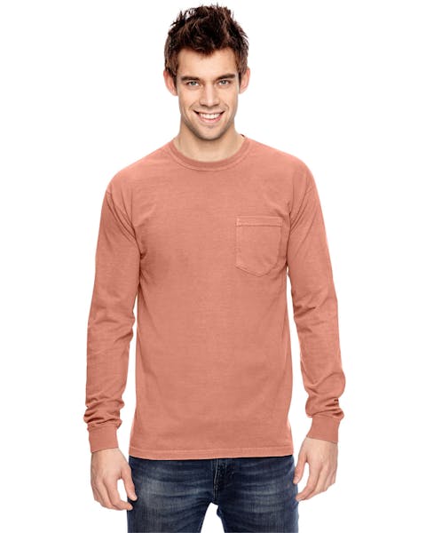 Comfort Colors C4410 Adult Heavyweight RSLong-Sleeve Pocket T-Shirt