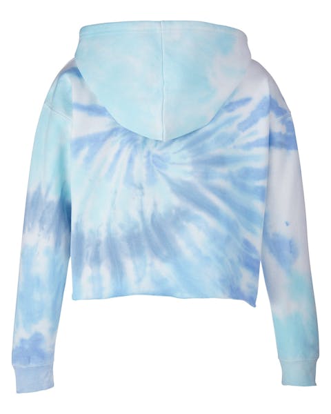 Tie-Dye CD8333 Ladies' Cropped Hooded Sweatshirt