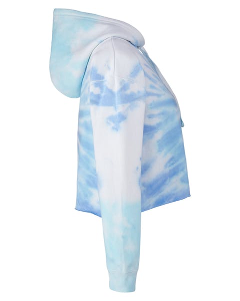 Tie-Dye CD8333 Ladies' Cropped Hooded Sweatshirt