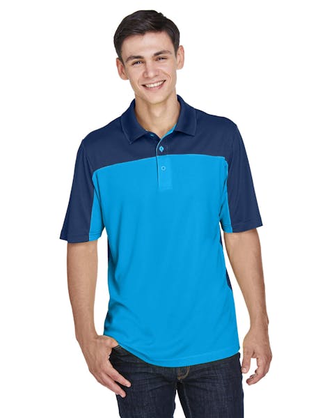 Core 365 CE101 Men's Balance Colorblock Performance Piqu Polo