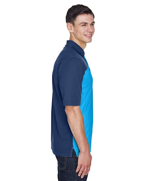 Core 365 CE101 Men's Balance Colorblock Performance Piqu Polo