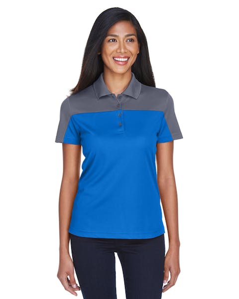 Core 365 CE101W Ladies' Balance Colorblock Performance Piqu Polo