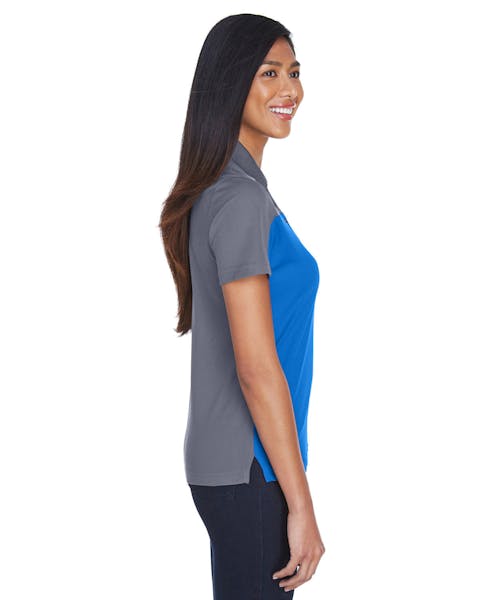 Core 365 CE101W Ladies' Balance Colorblock Performance Piqu Polo