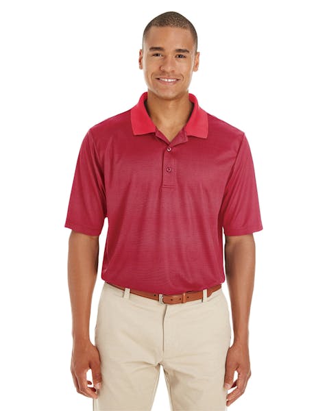 Core 365 CE102 Polo de piqué de alto rendimiento Express para hombre con microrayas