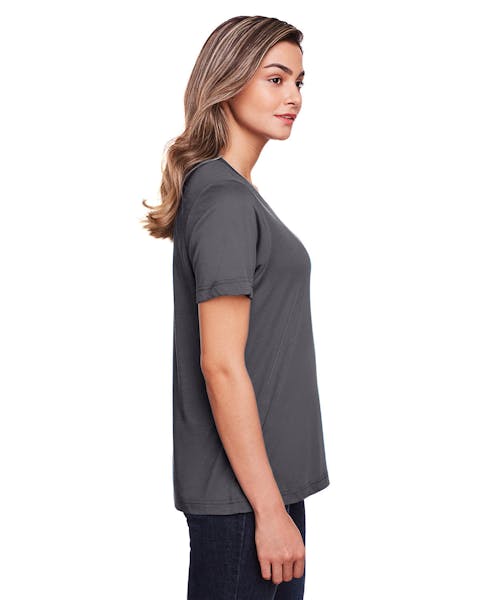 Camiseta de rendimiento Core 365 CE111W Fusion ChromaSoft para mujer