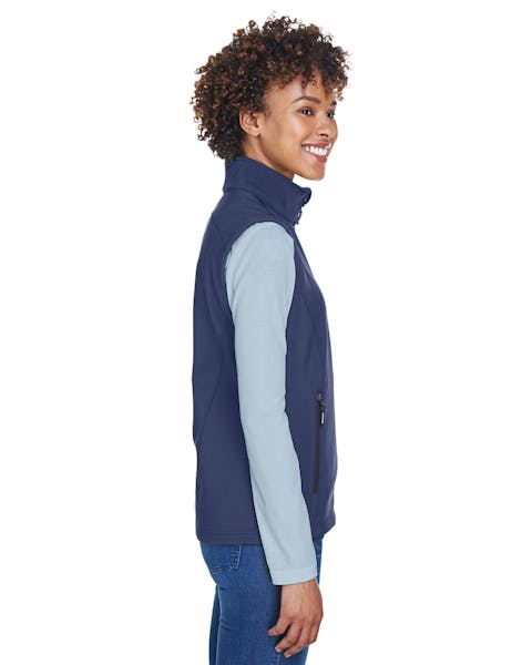 Core 365 CE701W Ladies' Cruise Two-Layer Fleece Bonded SoftShell Vest