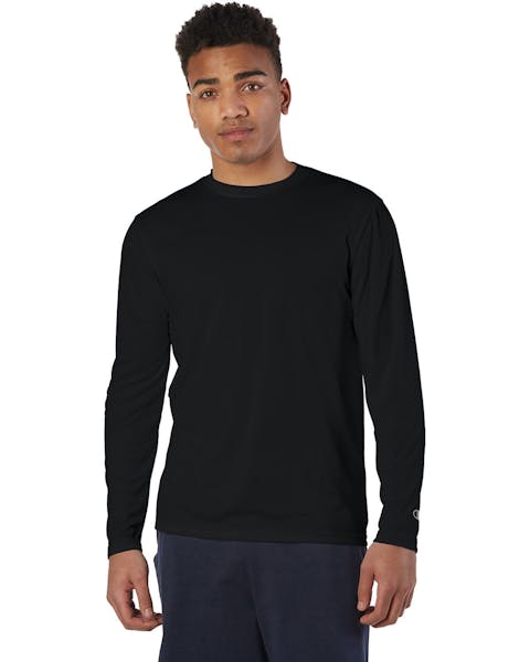 Champion CW26 Adult 4.1 oz. Double Dry Long-Sleeve Interlock T-Shirt