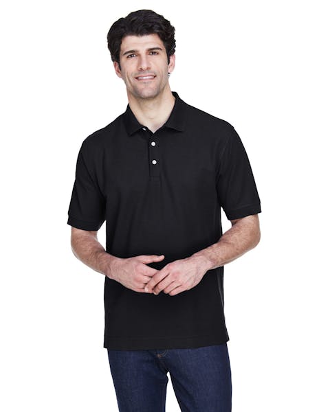 Devon &amp; Jones D100 Polo piqué de manga corta para hombre