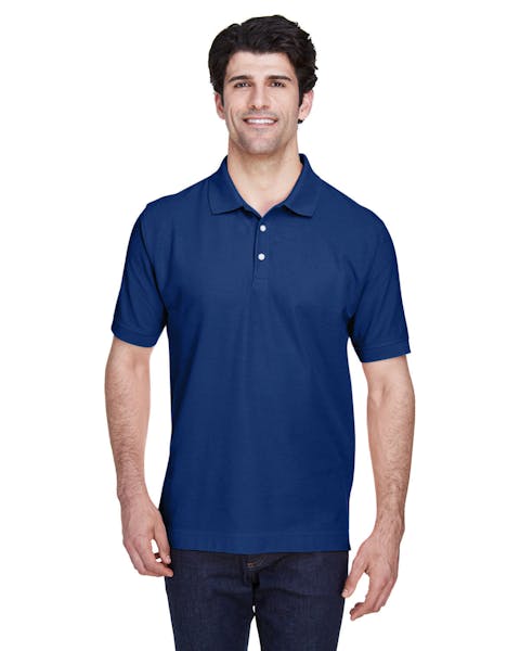 Devon &amp; Jones D100 Polo piqué de manga corta para hombre