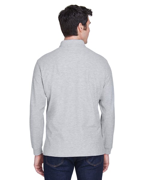 Devon & Jones D110 Men's Pima Piqu Long-Sleeve Polo