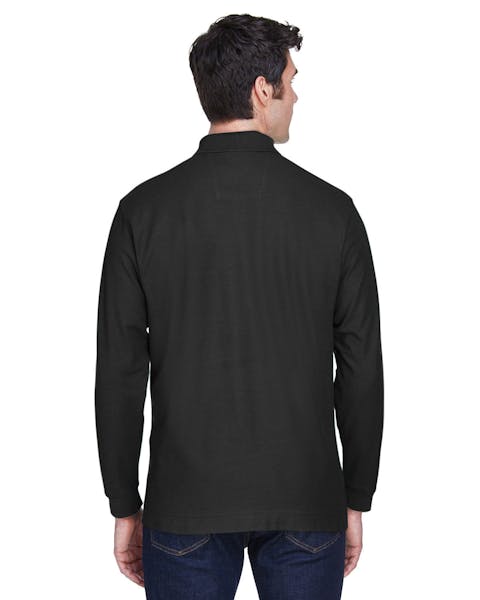 Devon & Jones D110 Men's Pima Piqu Long-Sleeve Polo