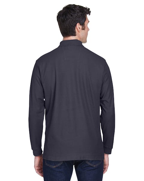 Devon & Jones D110 Men's Pima Piqu Long-Sleeve Polo