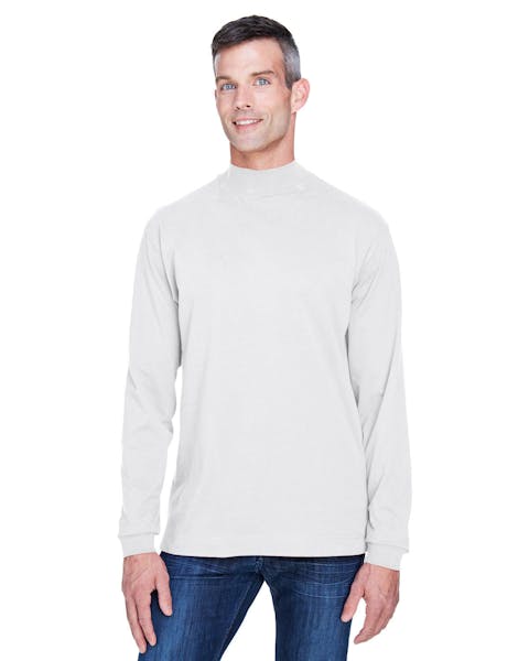 Devon & Jones D420 Adult Sueded Cotton Jersey Mock Turtleneck