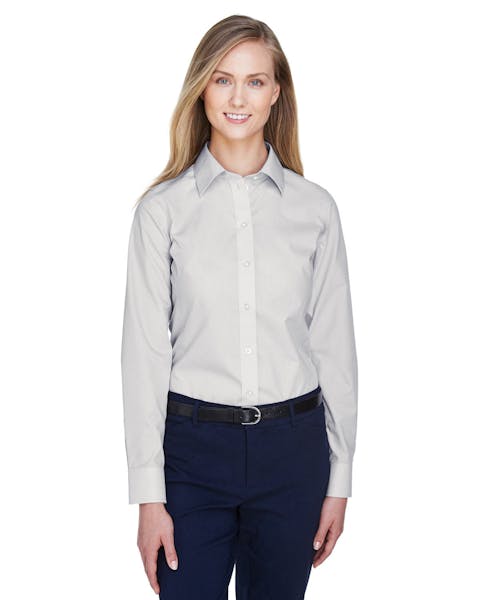 Devon & Jones D620W Ladies' Crown Woven Collection Solid Broadcloth