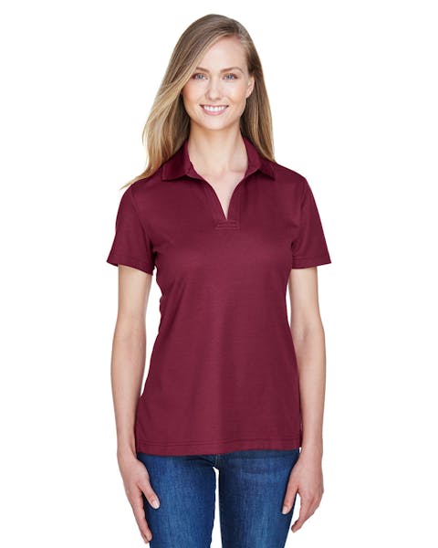 Devon & Jones DG20W CrownLux Performance Ladies' Plaited Polo