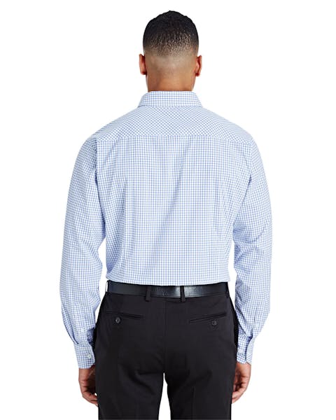 Devon & Jones DG540 CrownLux Performance Men's Micro Windowpane Shirt