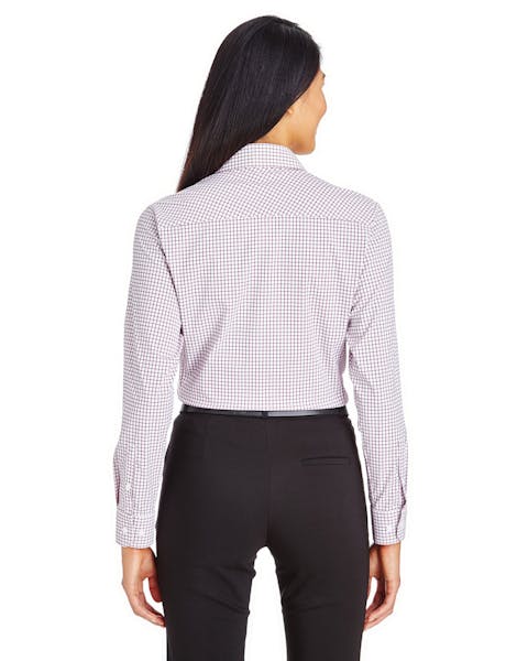 Devon & Jones DG540W CrownLux Performance Ladies' Micro Windowpane Shirt