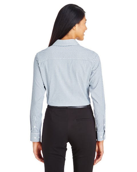 Devon & Jones DG540W CrownLux Performance Ladies' Micro Windowpane Shirt