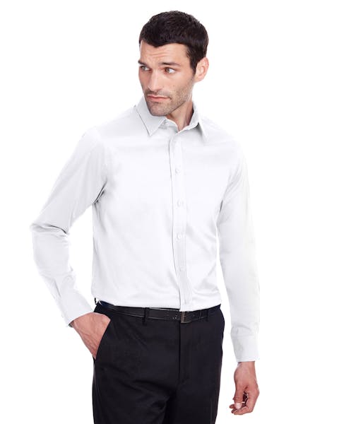 Devon &amp; Jones DG560 Crown Collection - Camisa ajustada de tela ancha elástica para hombre