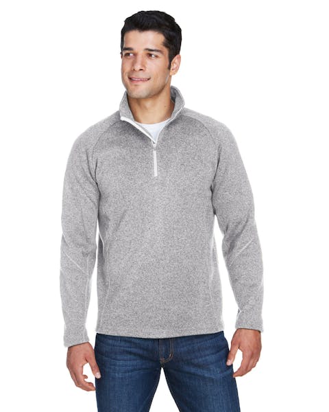 Devon &amp; Jones DG792 Adulto Bristol Suéter Fleece Quarter-Zip