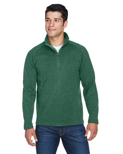 Devon &amp; Jones DG792 Adulto Bristol Suéter Fleece Quarter-Zip