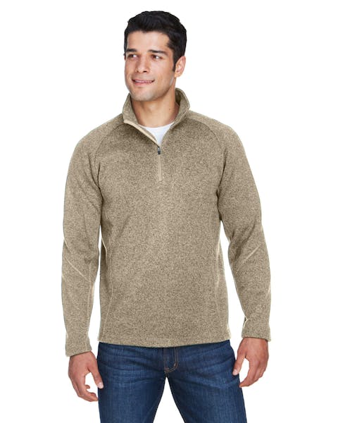 Devon &amp; Jones DG792 Adulto Bristol Suéter Fleece Quarter-Zip