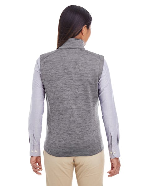 Devon & Jones DG797W Ladies' Newbury MlangeFleece Vest