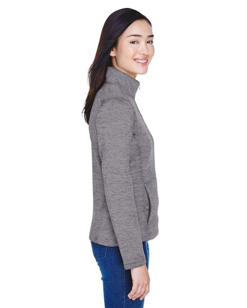 Devon & Jones DG798W Ladies' Newbury Mlange Fleece Quarter-Zip