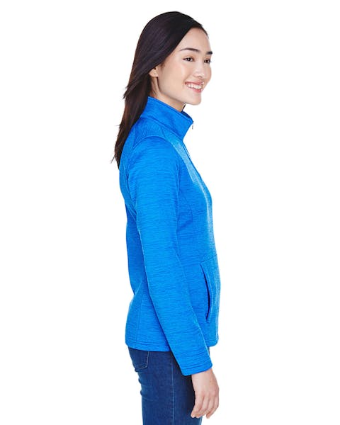 Devon & Jones DG798W Ladies' Newbury Mlange Fleece Quarter-Zip