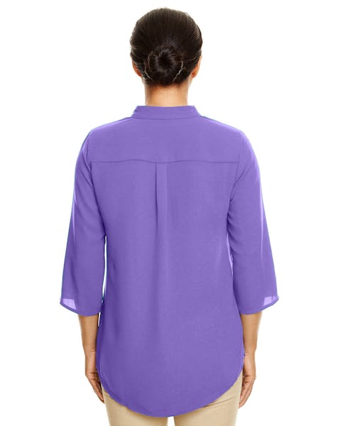 Devon & Jones DP611W Ladies' Perfect Fit  3/4-Sleeve Crepe Tunic