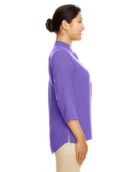 Devon & Jones DP611W Ladies' Perfect Fit  3/4-Sleeve Crepe Tunic