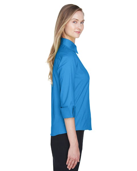 Devon & Jones DP625W Ladies' Perfect Fit 3/4-Sleeve Stretch Poplin Blouse