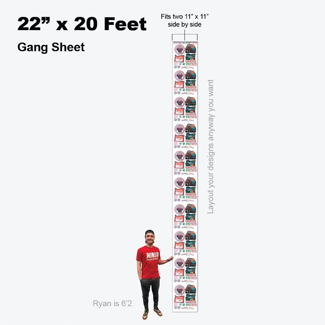 DTF Gang Sheets - Ninja Transfers