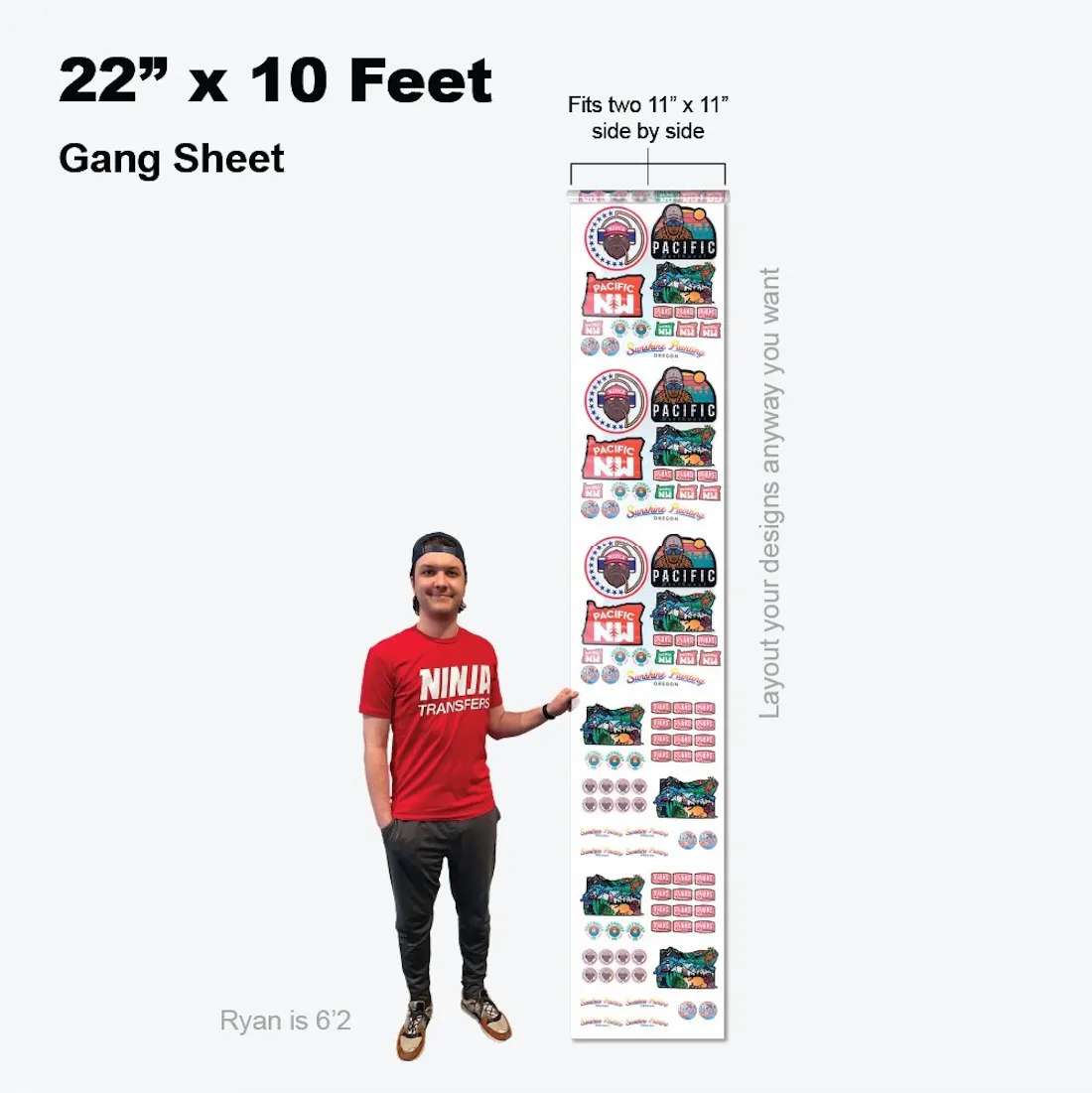 DTF Gang Sheets - Ninja Transfers